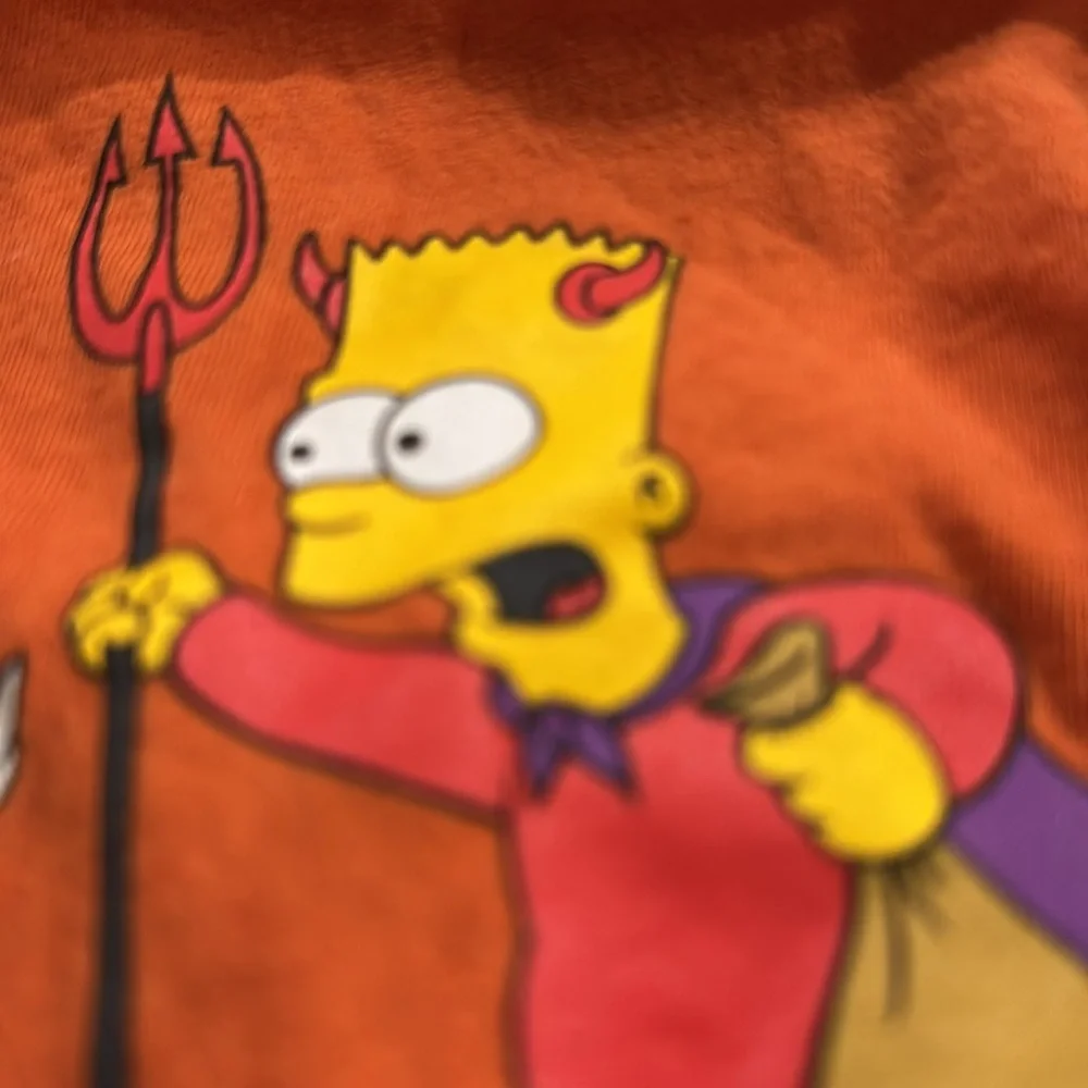 Old Navy The Simpsons Bart & lisa Happy Halloween t shirt large 10/12 unisex